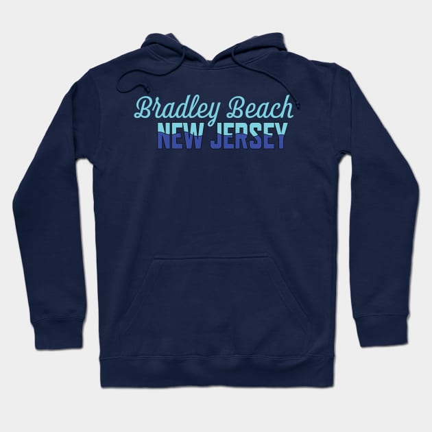 Bradley Beach New Jersey Hoodie by MAS Design Co